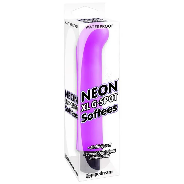 Neon Vibrador XL Luv Touch G-Spot Softees Púrpura