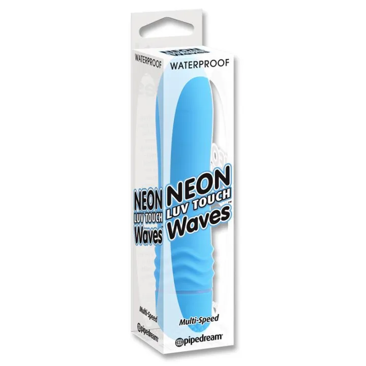 Neon Vibrador Luv Touch Waves Azul