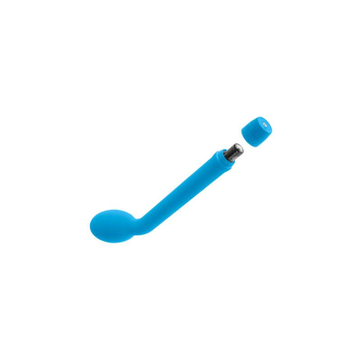 Neon Vibrador Luv Touch Slender Punto G Azul | VibraZon