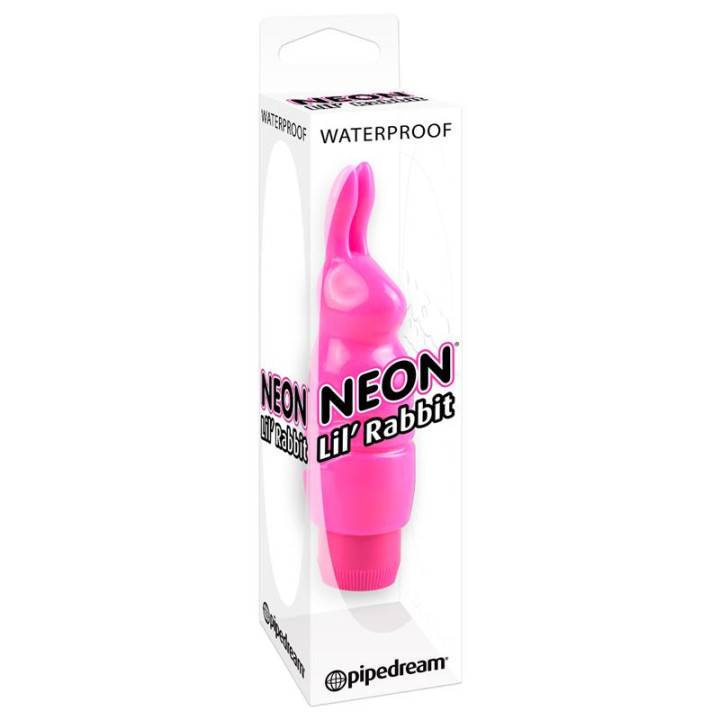 Neon Mini Vibrador Luv Touch Rabbit Rosa | VibraZon