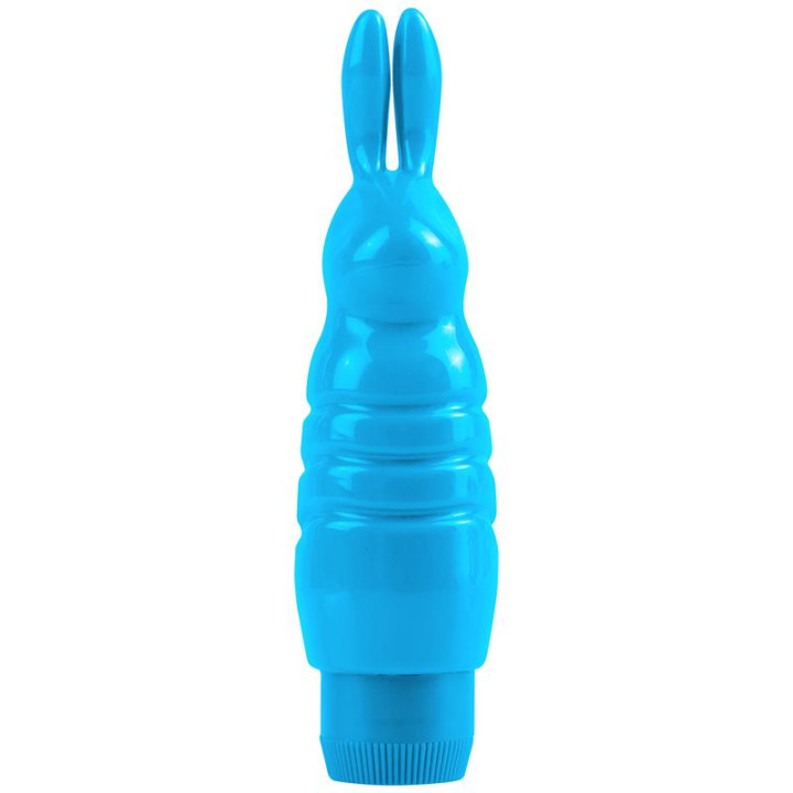Neon Mini Vibrador Luv Touch Rabbit Azul | VibraZon