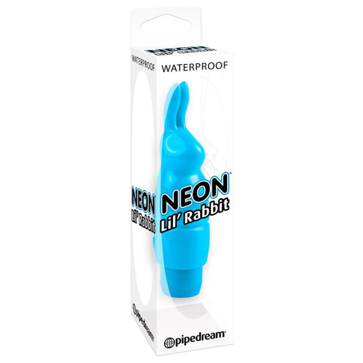 Neon Mini Vibrador Luv Touch Rabbit Azul | VibraZon