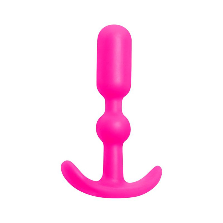 Neon Plug Anal Ancho Rosa | VibraZon