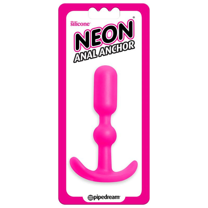 Neon Plug Anal Ancho Rosa | VibraZon