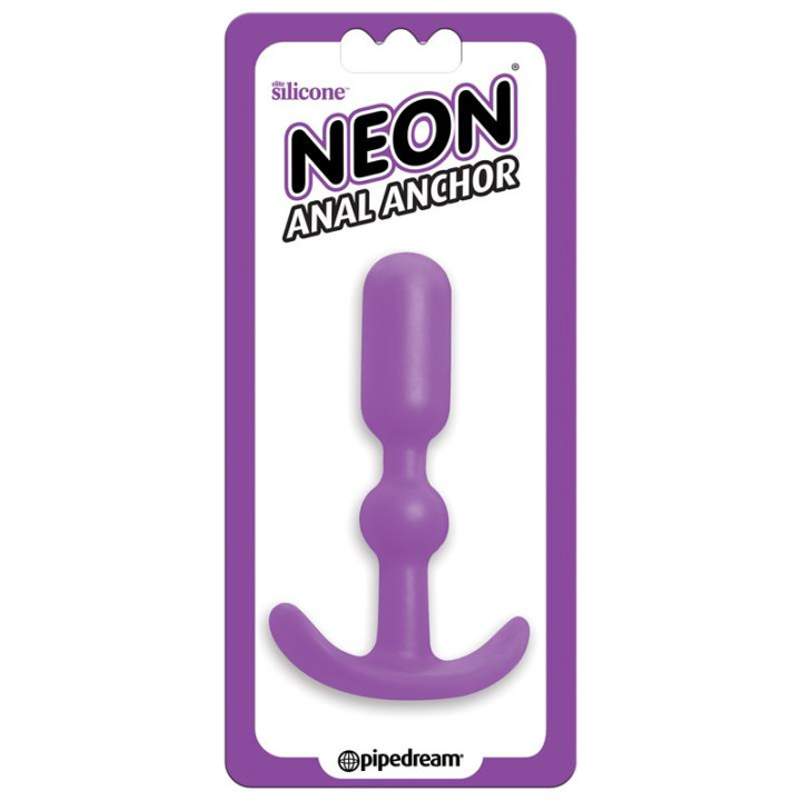 Neon Plug Anal Ancho Púrpura | VibraZon