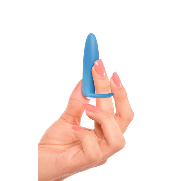 Neon Mini Vibrador Lil Finger Azul | VibraZon