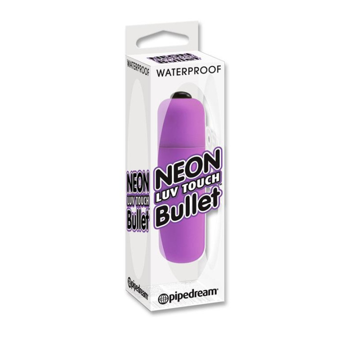 Neon Bala Vibradora Luv Touch Púrpura | VibraZon