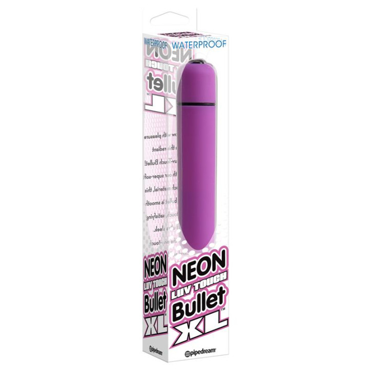Neon Bala Vibradora XL Luv Touch Púrpura | VibraZon