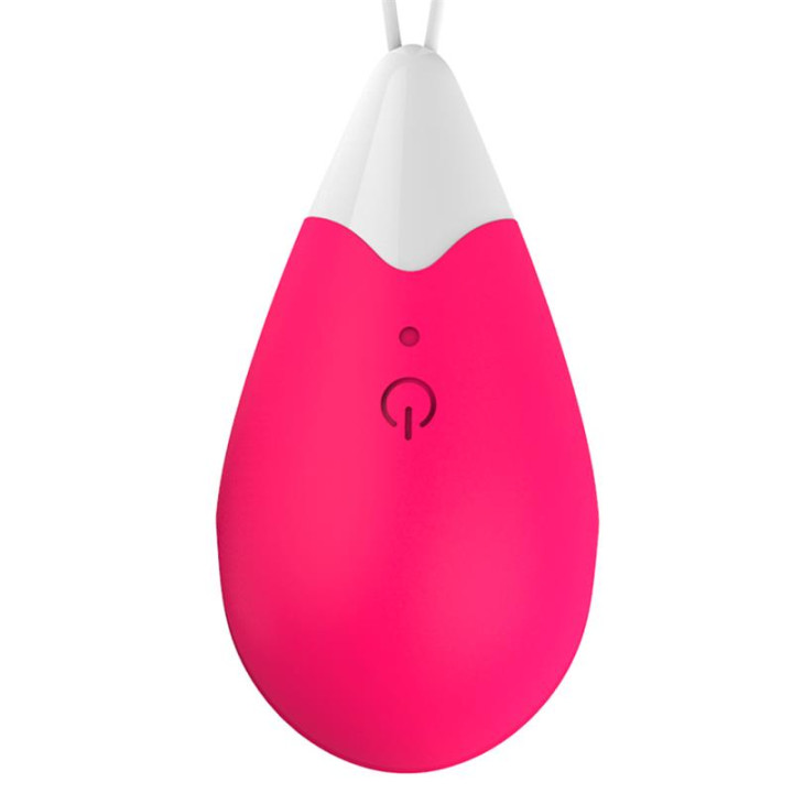 Huevo Vibrador Control Remoto USB Silicona Rosa de Drops | VibraZon