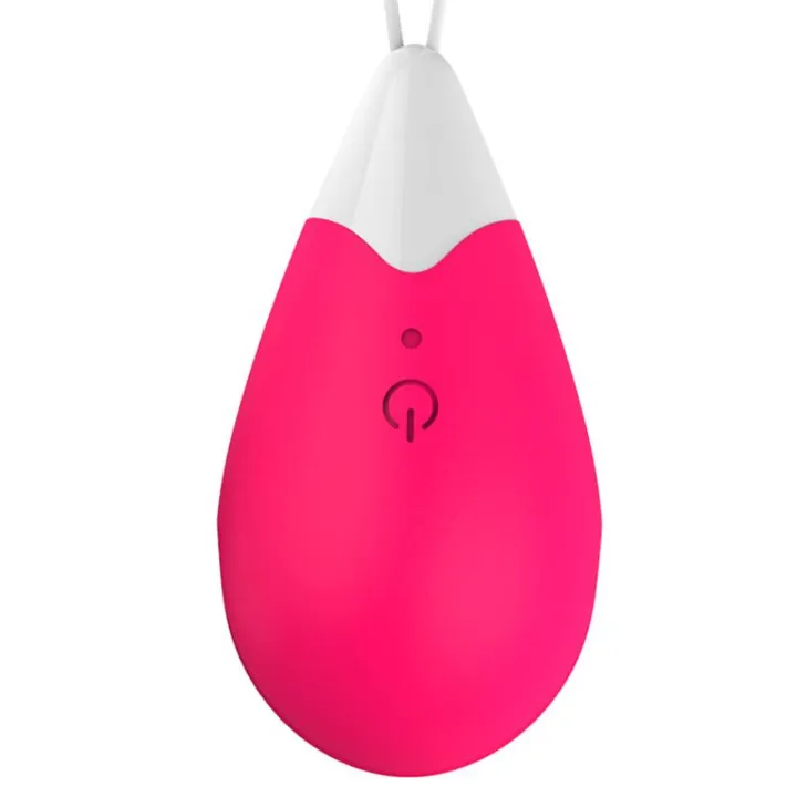 Huevo Vibrador Control Remoto USB Silicona Rosa de Drops