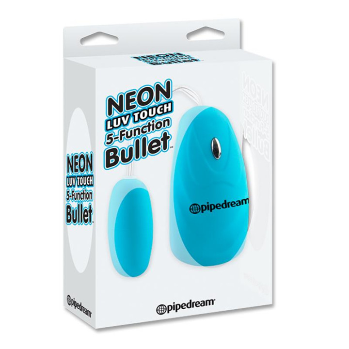 Neon Bala Vibradora 5 Funciones Luv Touch Azul | VibraZon
