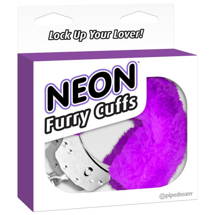 Neon Esposas Forradas Color Púrpura | VibraZon