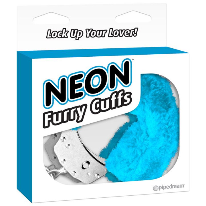 Neon Esposas Forradas Color Azul | VibraZon