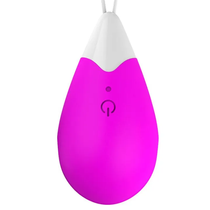 Huevo Vibrador Control Remoto USB Silicona Purpura de Drops