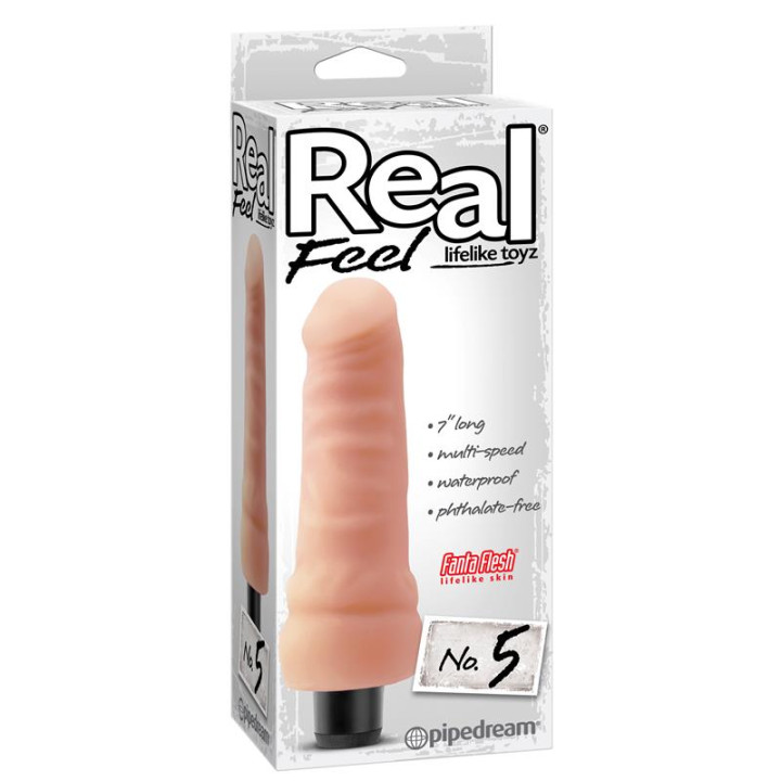 Vibrador Realista No. 5 Natural de Real Feel | VibraZon