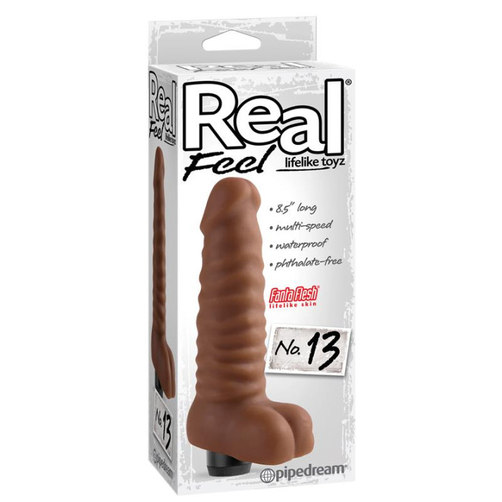 Vibrador Realista No. 13 Bronceado de Real Feel | VibraZon