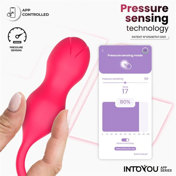 Kyra Entrenador de Suelo Pélvico con Sensor de Presión y APP de Intoyou App Series