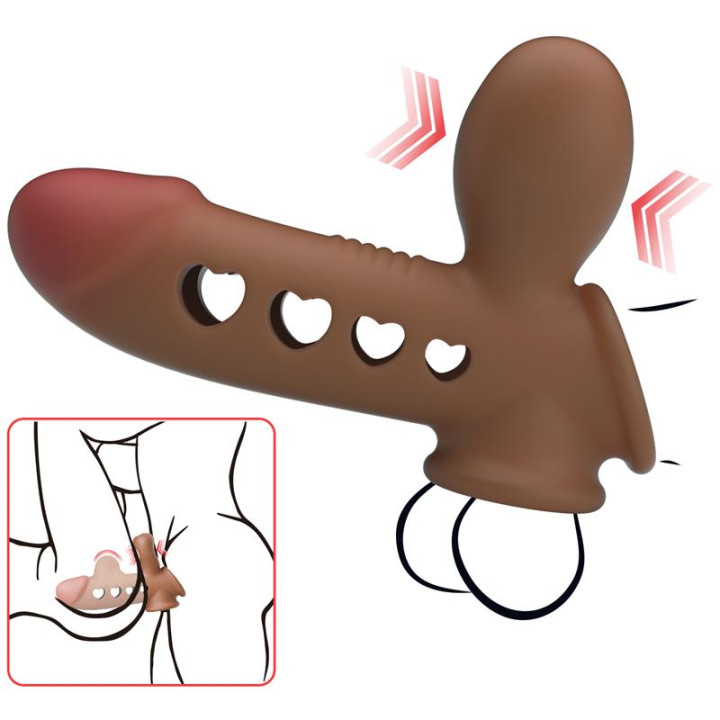 Tyronn Funda para el Pene con Función de Inflado de Prettylove | VibraZon