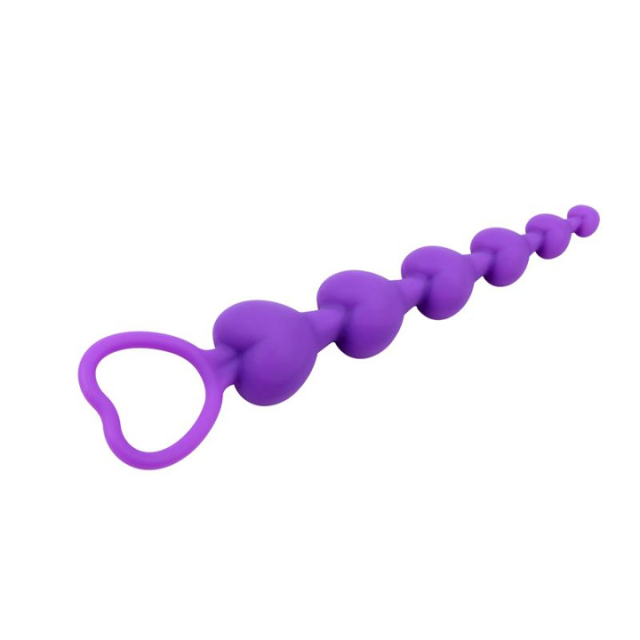Cadena Anal Heart Booty Beads de Chisa | VibraZon