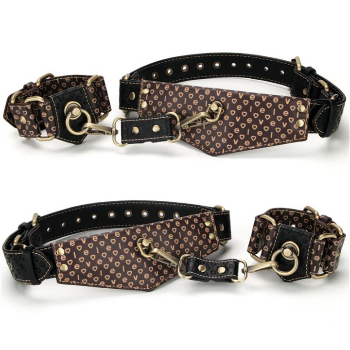 Rebellion Reign Set de Restricciones para Muslos y Muñecas de Lovetoy | VibraZon