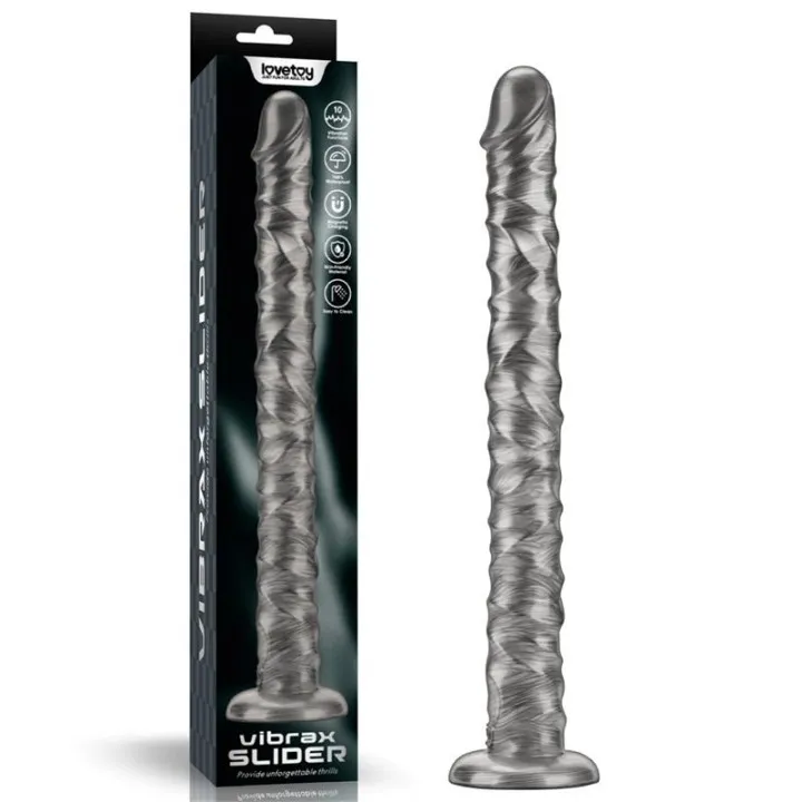 Vibrax Slider DIldo Anal con Vibración King Sized 16 de Lovetoy
