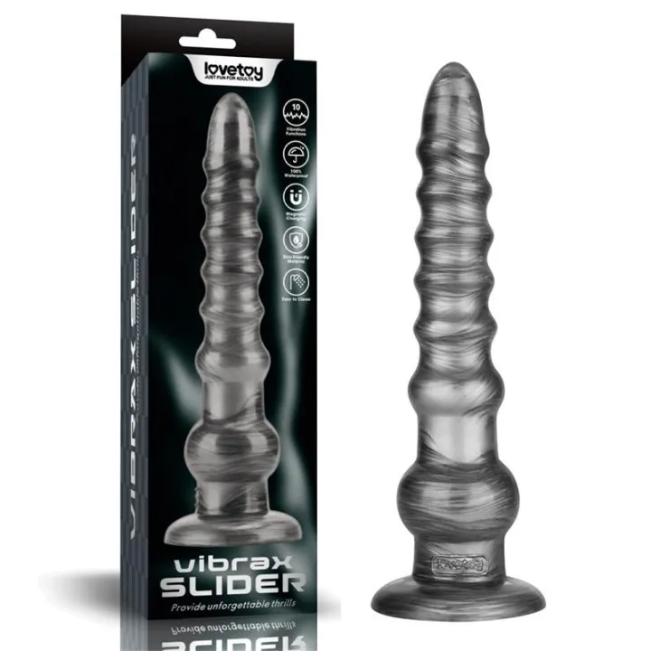 Vibrax Slider Dildo Anal con Vibración King Sized 12.5 de Lovetoy