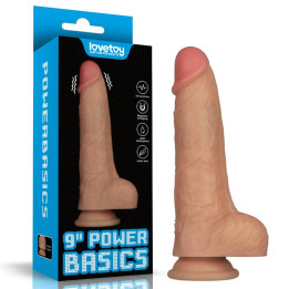 Power Basics Dildo con Vibración 9 de Lovetoy | VibraZon