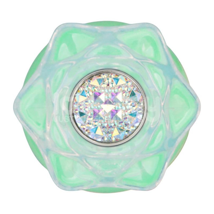 Gemoria Plug Anal Silicona Bola Interna Acero Brilla en la Oscuridad de Lovetoy | VibraZon