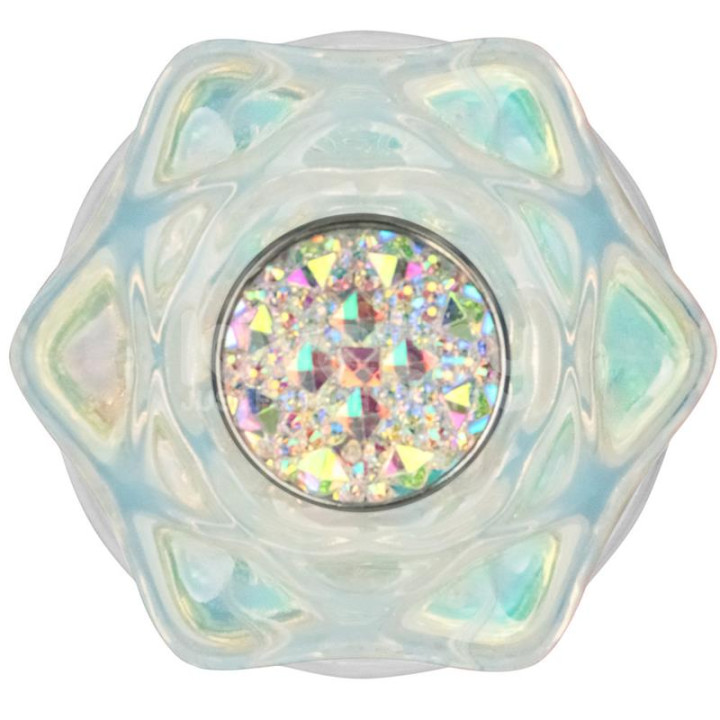 Gemoria Plug Anal de Silicona con Centro de Cristal Multicolor de Lovetoy | VibraZon