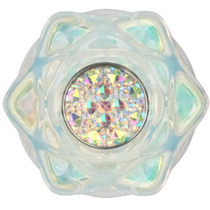 Gemoria Plug Anal de Silicona con Centro de Cristal Multicolor de Lovetoy