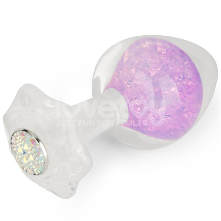 Gemoria Plug Anal de Silicona con Esfera de Cristal de Lovetoy | VibraZon