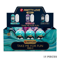 Venus-X Display 15 Masturbadores Surtidos de Prettylove | VibraZon