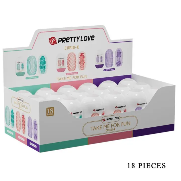 Cupid-X Display 18 Masturbadores de Prettylove