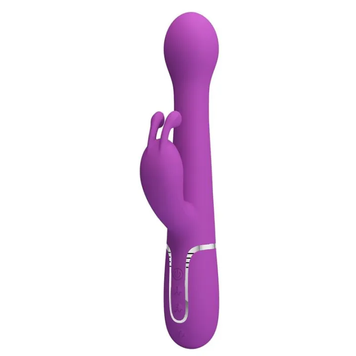 Dejon Vibrador con Thrusting y Rotación Twinkled de Prettylove