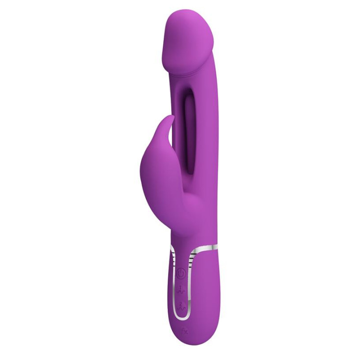 Kampas Vibrador con Lengua Lila de Prettylove | VibraZon