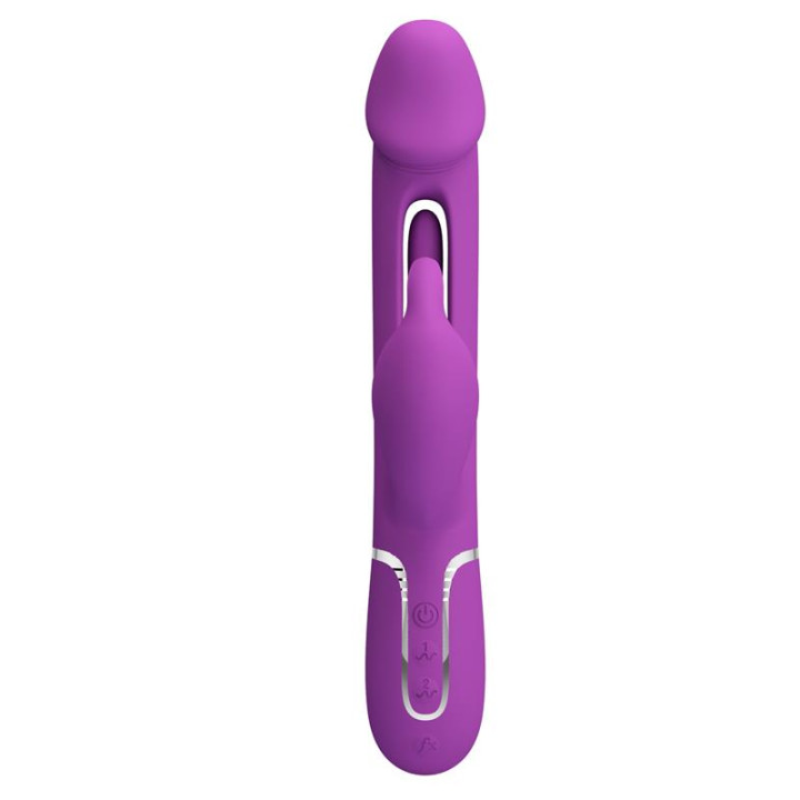 Kampas Vibrador con Lengua Lila de Prettylove | VibraZon