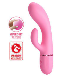 Marski Vibrador con Rabbit Punto G Rosa de Prettylove | VibraZon