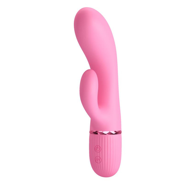 Marski Vibrador con Rabbit Punto G Rosa de Prettylove | VibraZon