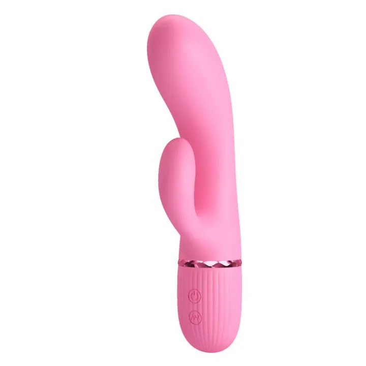 Marski Vibrador con Rabbit Punto G Rosa de Prettylove