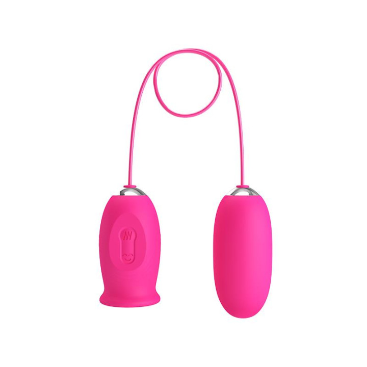 Daisy Huevo Vibrador y Lengua Estimuladora Rosa de Prettylove | VibraZon