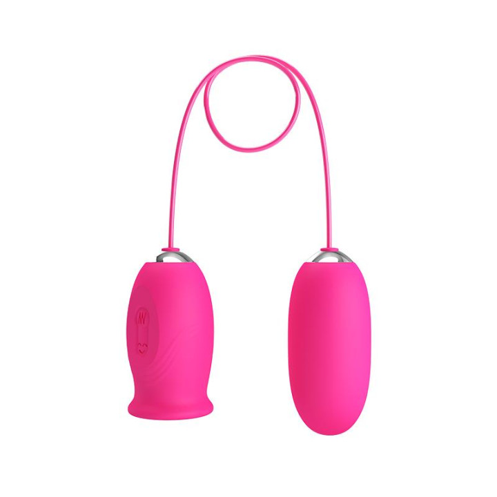 Daisy Huevo Vibrador y Lengua Estimuladora Rosa de Prettylove | VibraZon