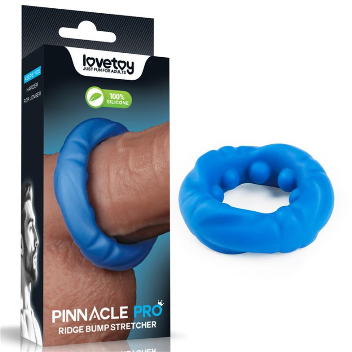 Pinnacle Pro Ridge Bump Stretcher Anillo para el Pene de Lovetoy | VibraZon