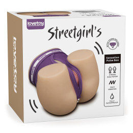 Streetgirls Masturbador Dual con Motor Sensation Pulse de Lovetoy | VibraZon