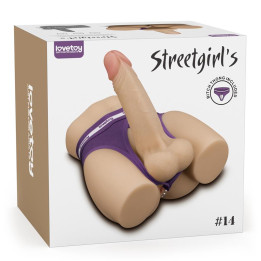 Streetgirls 15 Masturbador con Dildo Articulable de Lovetoy | VibraZon