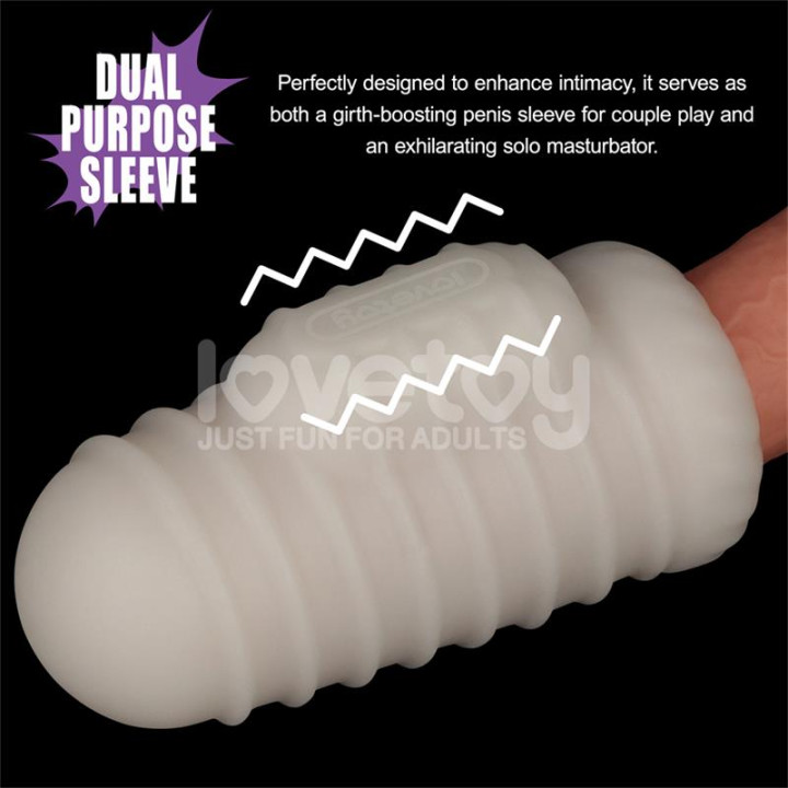 Knights Ring Funda para el Pene y Estimulador Wavy de Lovetoy | VibraZon