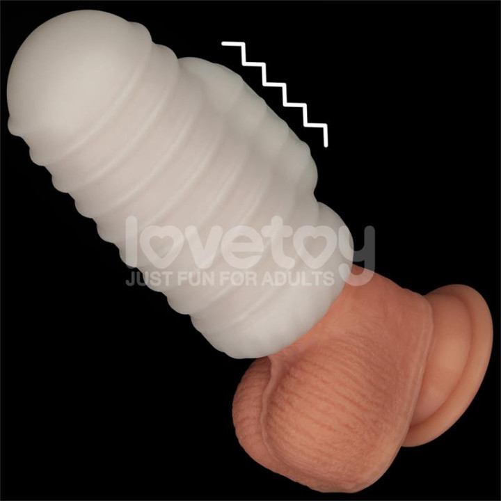Knights Ring Funda para el Pene y Estimulador Wavy de Lovetoy | VibraZon