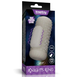 Knights Ring Funda para el Pene y Estimulador Drip de Lovetoy | VibraZon