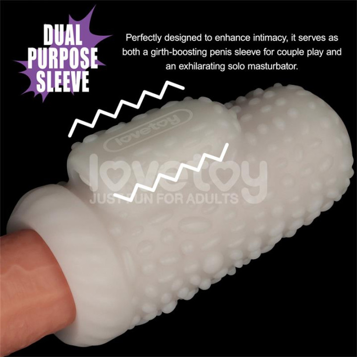 Knights Ring Funda para el Pene y Estimulador Drip de Lovetoy | VibraZon