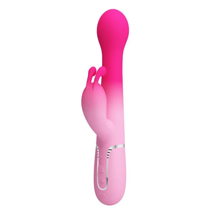 Dejon Vibrador con Thrusting y Bolas Rotatorias de Prettylove