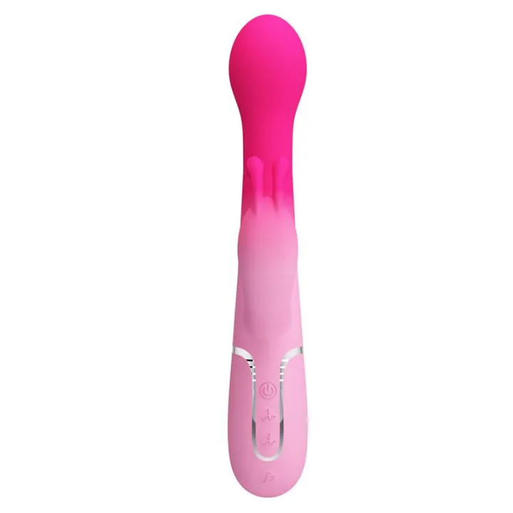 Dejon Vibrador con Thrusting y Bolas Rotatorias de Prettylove